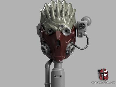  Tech Priest Helmet SpaceMarine 2 Cosplay 1:1 Replica