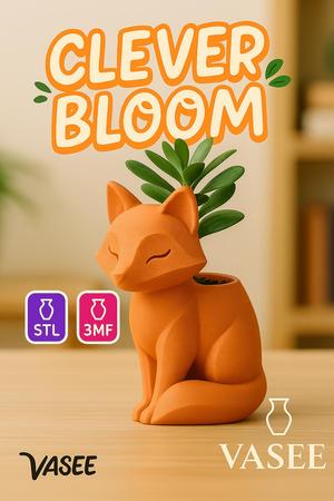 Fox Planter – Cute Woodland Animal Pot