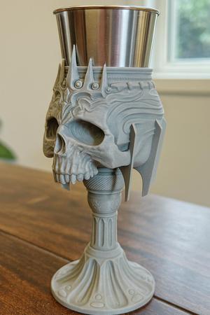 Throne of the Damned – Gothic Skull Goblet