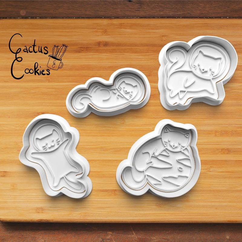 Spacecat Cookie Cutter set 0188