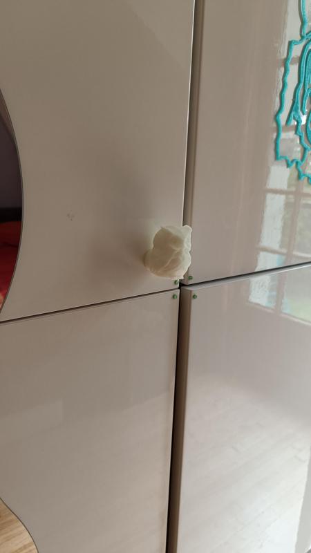 Owl door knob with nut space