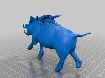 Gorthok the Thunder boar from D&D essentials