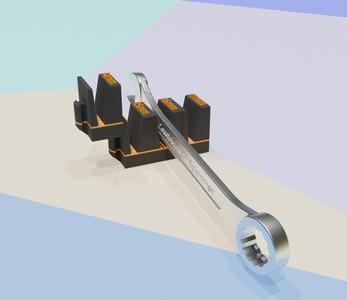 Magnetic Modular Wrench Organizer With Labels