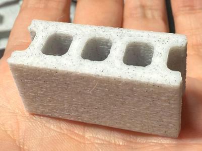 (1/10 scale)concrete block(39×15×H19)