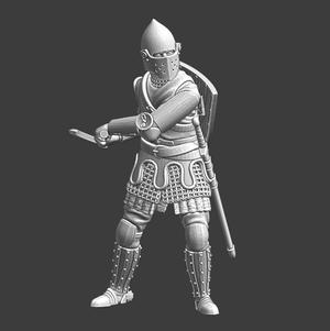 Medieval Knight Model - With Axe