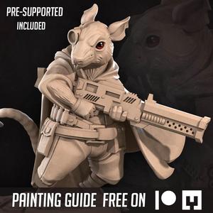 Space Ratfolk Soldier