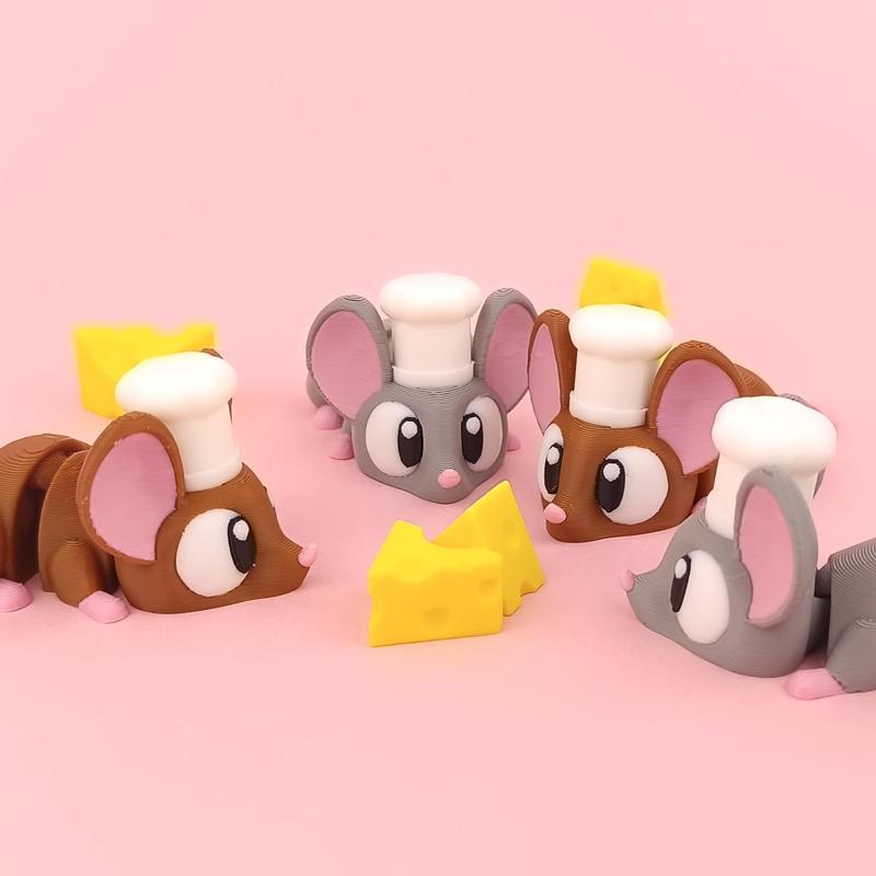 Flexi Chef Mouse Print-in-place