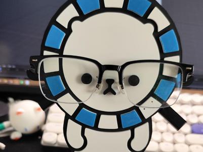 maimaiDX Dila Bear Glasses Stand