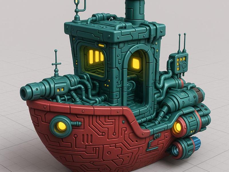 Cyberpunk Benchy