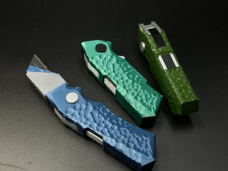 HighStrength Fully 3DPrinted Utility Folding Knife