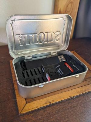 Altoid sd card holder