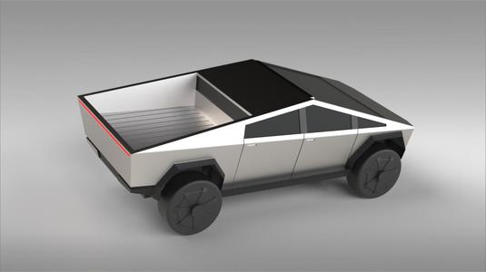 Mini TESLA CYBERTRUCK Bouncy Edition