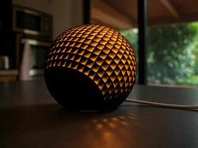 GlowShell Spherical Lamp Modern Design LED KIT-001