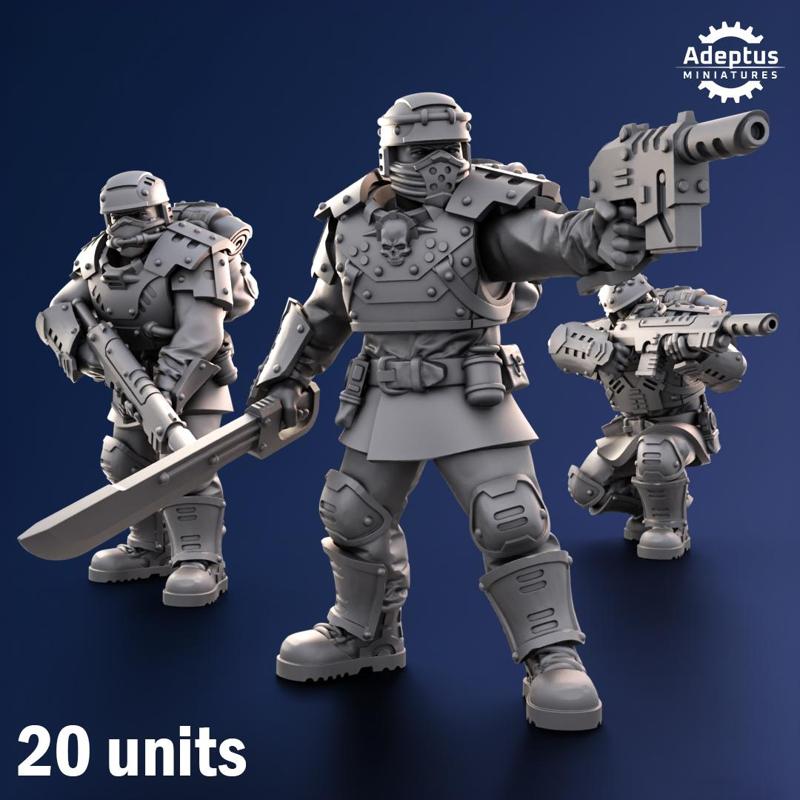 Squad. Steelstorm Regiment. Imperial Guard