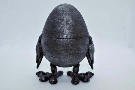 Easter Egg egg cup in screw box