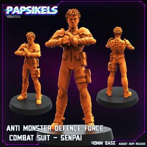 ANTI MONSTER DEFENCE FORCE COMBAT SUIT SENPAI