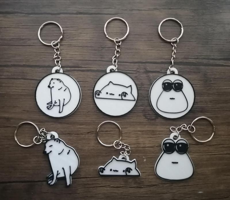 Random key chains