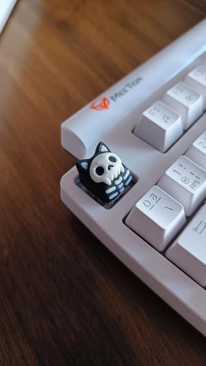 Catskull Halloween keycap - mechanical keyboard