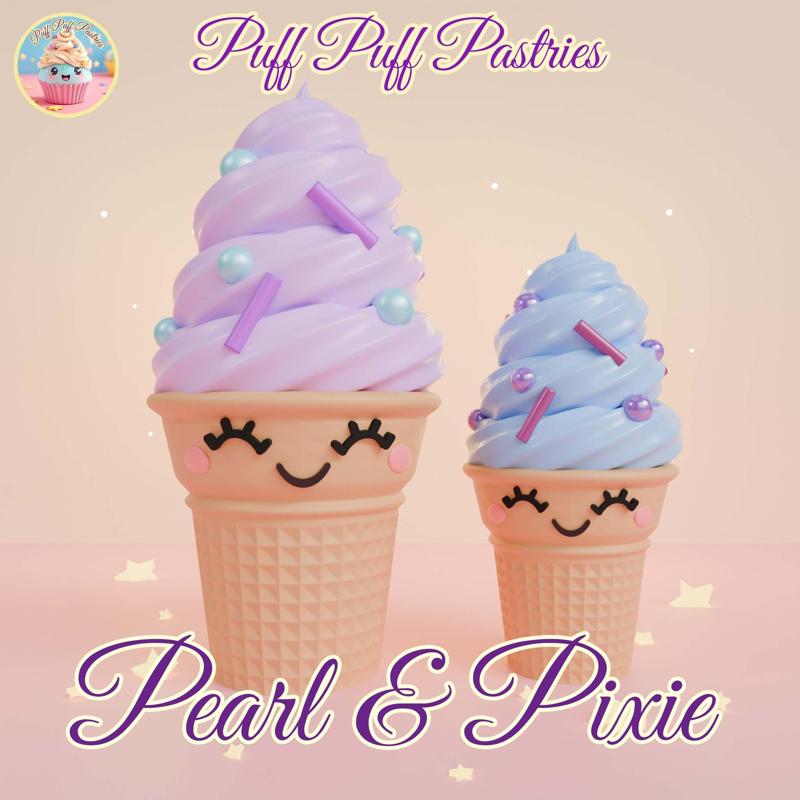 Kawaii Ice cream Pearl and Pixie