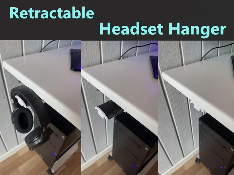 Headset Hanger Retractable/Slider