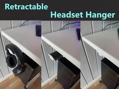 Headset Hanger Retractable/Slider