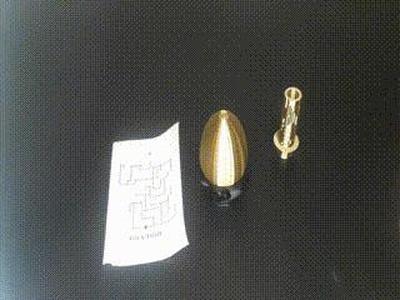 Golden Easter Egg Maze Puzzle Gift Box, Unique Ornament with Hidden Labyrinth as gift/present wrapping for money, Family Game