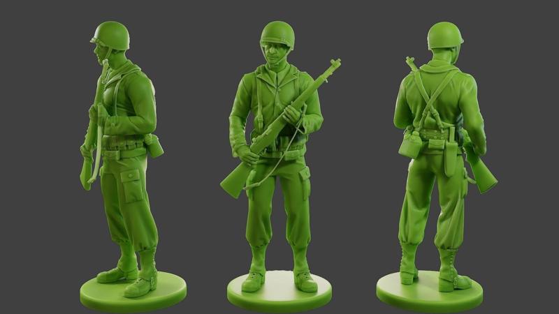 American soldier ww2 StandGuard A1