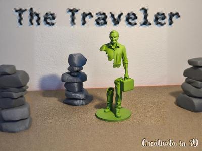 The Traveler sculpture