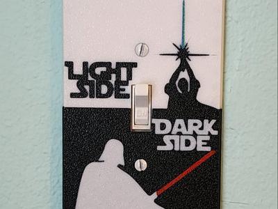 Star Wars Light Side/Dark Side Light Switch Cover