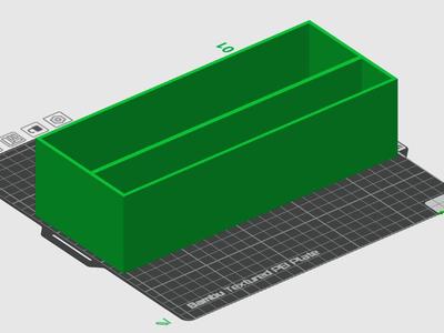 3D-Printed box for Shaver and Accessories