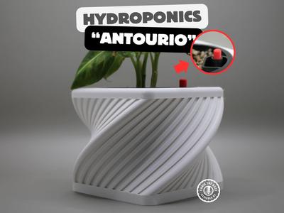 Hydroponics "Antourio" – Sleek, smart, sculptural