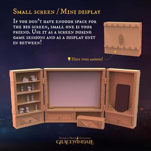 DM Inventory: Miniature Display / Small DM Screen