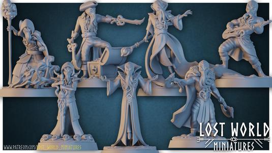 Cthuluborn Deep Kin Miniatures set  Supported