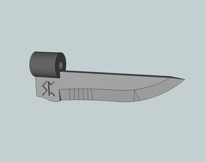 Airsoft 14 mm Knife Flash Hider