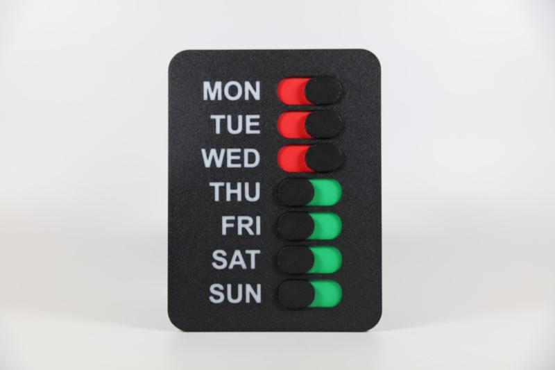Minimal Daily Reminder Toggle Switches