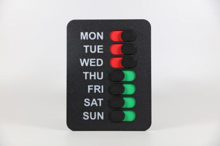 Minimal Daily Reminder Toggle Switches