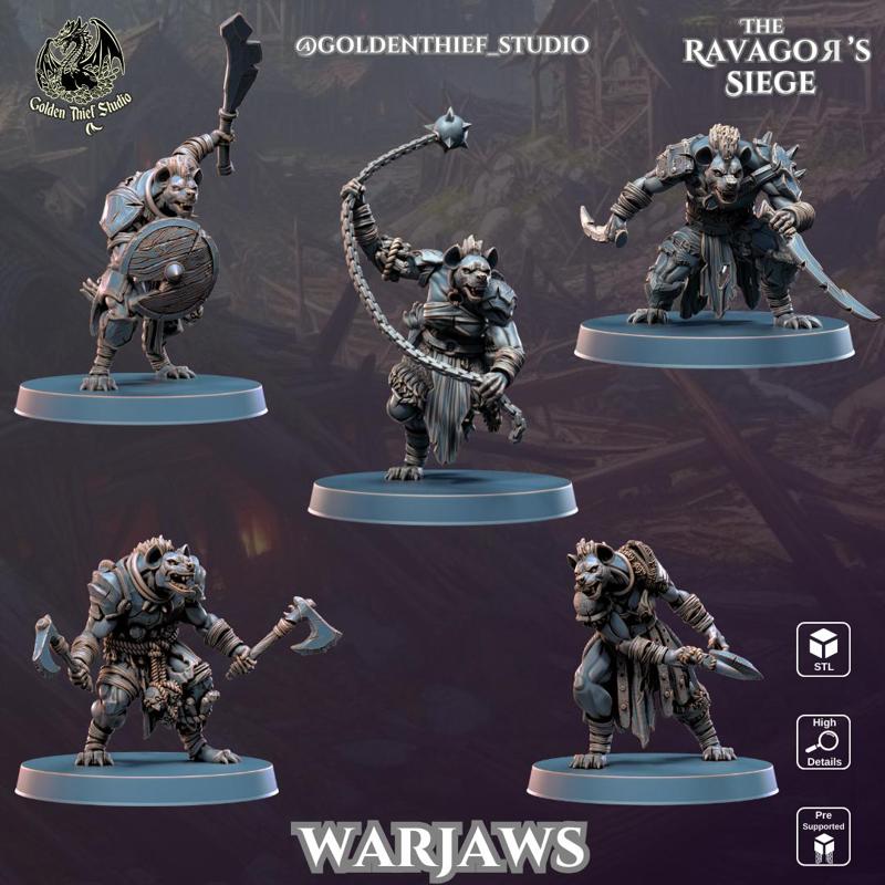 WarJaws - Ravagors (Modular Hands)