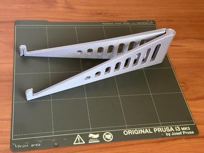 Simple Folding Stand/riser for books, laptops, tablets, and keyboards...etc. Print-In-Place