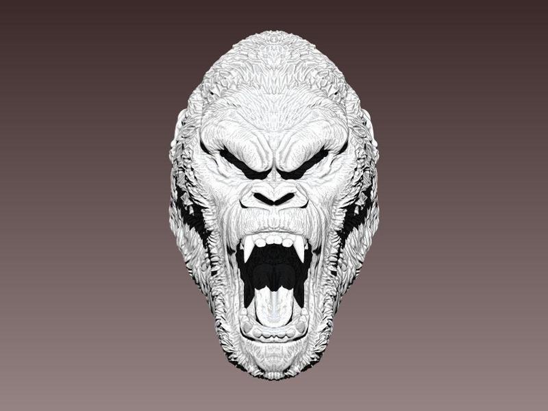 Angry chief boss monkey bust