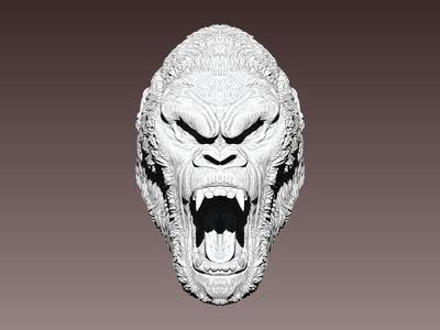 Angry chief boss monkey bust