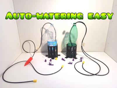 Easy auto-watering system with water hub