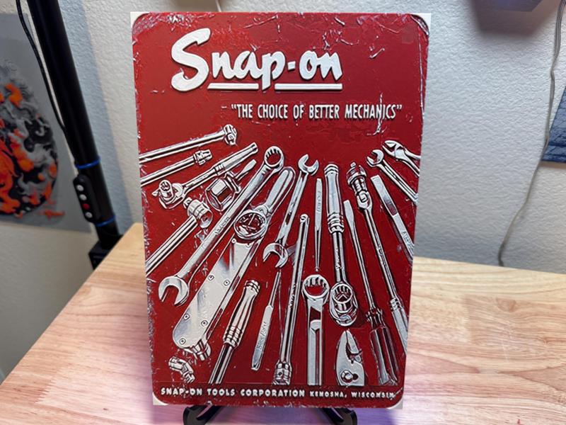 Vintage Snap-On Tool Sign Hueforge