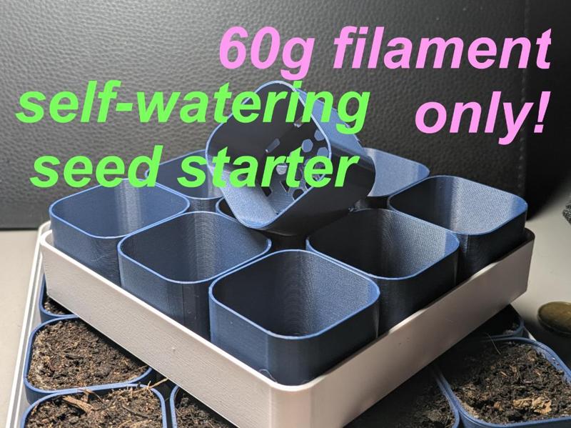 Ultimate Selfwatering 3x3 Seed Starter Lightweight