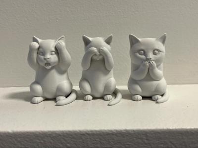 The Three Wise Cats