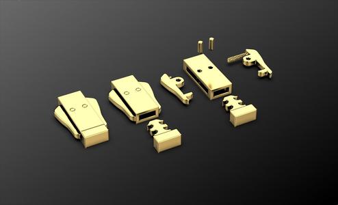 Bracelet clasp lock 2102