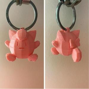 Clefairy Doll Keychain 