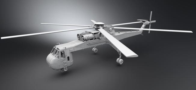 S64 Skycrane scale model