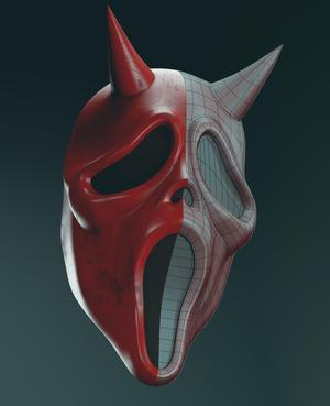 Ghost face mask-Dead by Daylight