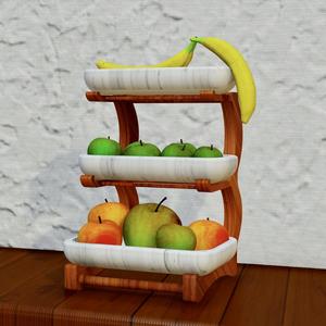 THREE LAYER FRUITS PLATES