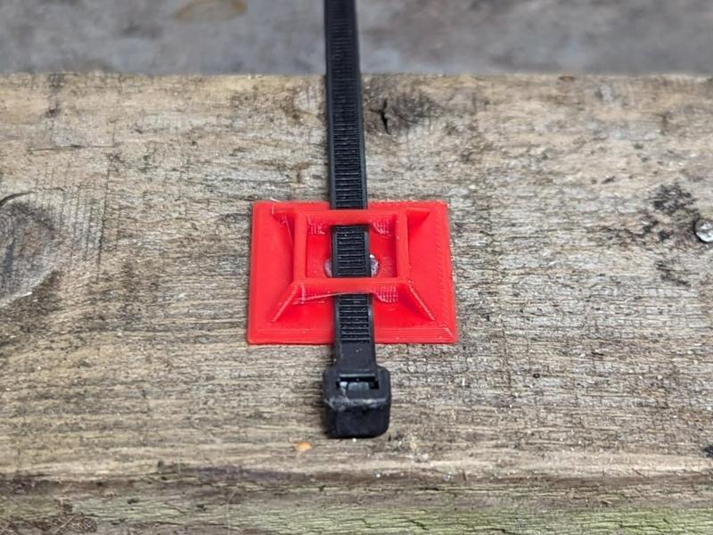 Zip Tie Mount Block